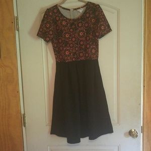 Lularoe multicolor medium Amelia dress